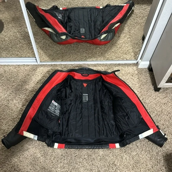 Dainese 100% Leather Heavy Duty Moto Jacket